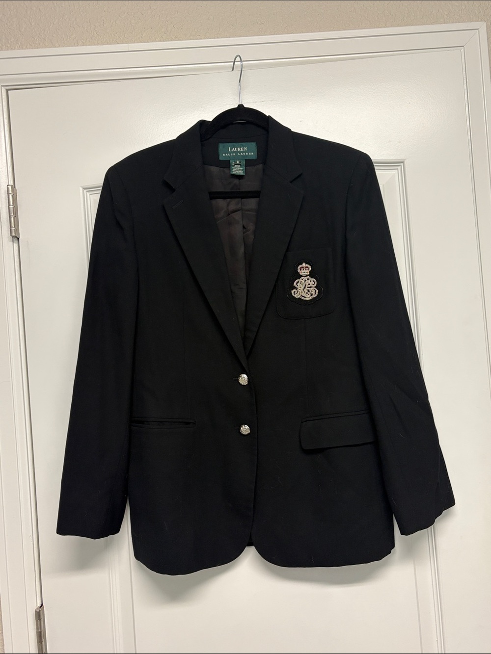 Ralph Lauren Vintage Blazer - Worsted Wool Black